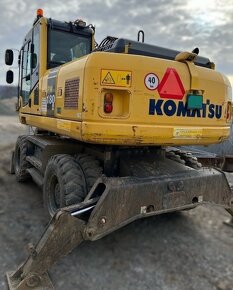 18t bagr opěry Komatsu PW180 bez AdBlue SPZ 3lopaty - 3