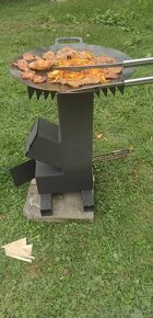 Na predaj zahradny gril Rocket stove raketova pec - 3