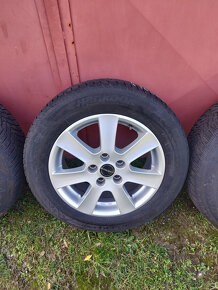 Alu disky Borbet  7JxR16 H2 et50 + zimné pneu 205/60R16 - 3