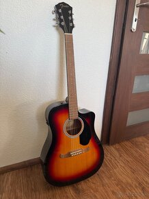 Fender FA-125CE Sunburst Elektroakustická gitara Dreadnought - 3