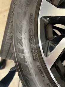 Zimne Dezent+Blizzak 225/55 r18 98V 7,5jx18 - 3