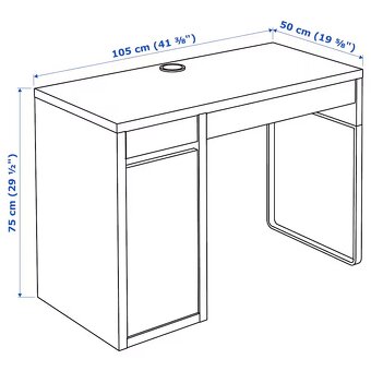 Písací stôl Ikea Micke - 3