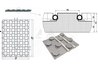 Systémová doska na podlahové kúrenie s izoláciou - 3