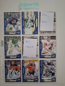 Hokejové karty - brankári COMPENDIUM BLUE - 3
