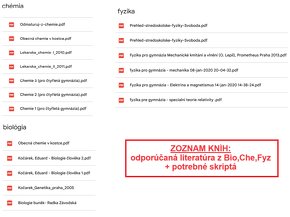 Prijímačky na medicínu (LF MUNI Brno), podklady, úlohy - 3