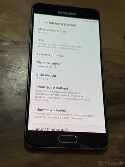 Predám Samsung Galaxy A5 2016 16GB Black známky používania - 3