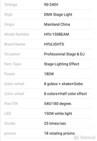 Led beam 150w (cena platí do 13.11.) - 3