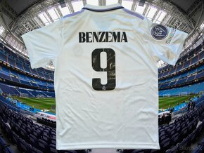 detský futbalový dres Benzema Real Madrid CF 115-125cm - - 3