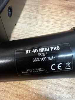 Bezdrôtový mikrofón HT 40 mini pro - 3