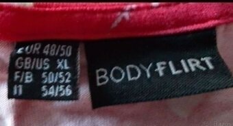 BODYFLIRT dámsky top pre moletky kvietkovaný vel. XXXL - 3