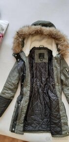 Dámska khaki parka Amisu 36 - 3