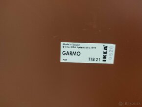 Zrkadlo v čierno - striebornom ráme IKEA Garmo - 3