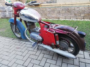 Jawa 250 typ 353 s dokladom na prihlásenie na biele TEČ - 3