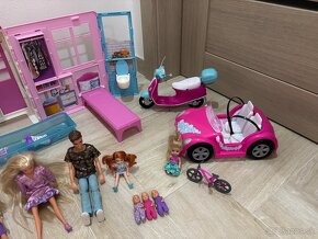 Barbie a Steffi domček, barbie a doplnky - 3