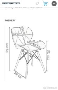 Jedálenské stoličky - 3