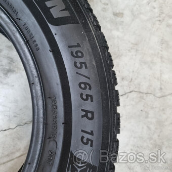 Zimné pneumatiky 195/65 R15 MICHELIN DOT2218 - 3