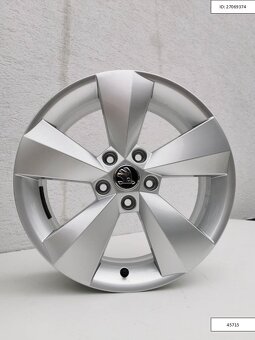 Org Škoda Kodiaq 6,5X17 ET38 5X112 Silber 1205 - 3