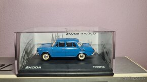 1:43 ŠKODA 1000 MB 1964 LQ-LIGHT BLUE MB 1. EDÍCIA  - 3