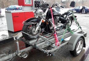 Predam 999€ VYMENÍM prívesný vozík na moto spevnený zosilnen - 3