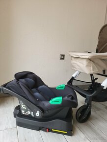 Kombinovaný kočík KINDERKRAFT+autosedačka+pláštenka - 3