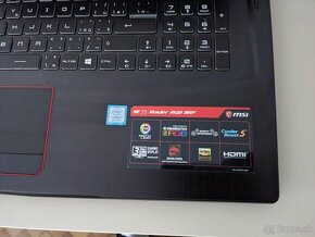 Herny notebook MSI GE73 8RF-065CZ Raider RGB - 3