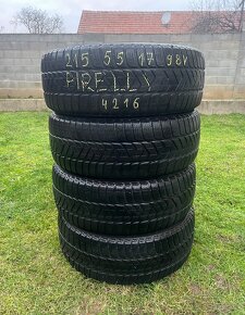 215/55 r17 zimné PIRELLI 98V; XL - 3