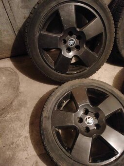 4ks alu disky orig. Škoda 5x112 R17 - 3