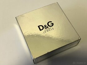 D&G náhrdelník oceľ/koža nový - 3