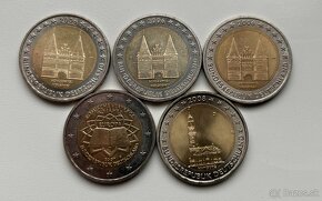 Euromince pamätné 2€ Unc Nemecko,Belgicko,Fínsko... - 3