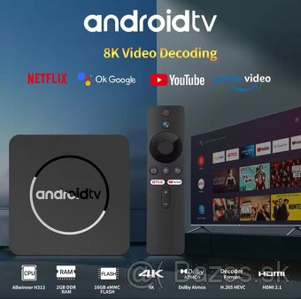 Android TV box 4K nový - 3