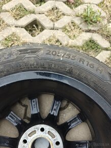 Sada kolies 5x114.3 R16, 205/55 91H zimne pneu - 3