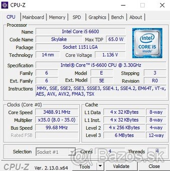 Intel Core i5-6600 (11x) - 3