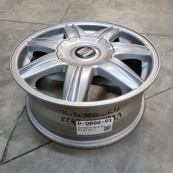 Hliníkové SEAT disky 5x100 R16 6.5J ET43 - 3