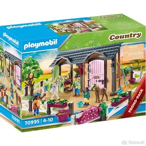 Playmobil 70995 Výuka jazdy na koni s konskými stajňami - 3