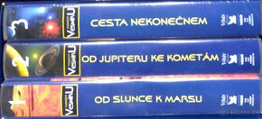 3 VHS - Tajemství vesmíru - nové, nerozbalené - 3