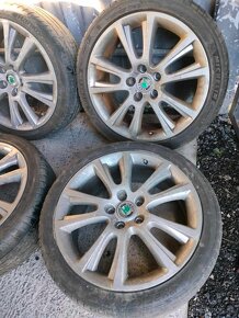 4ks alu disky orig. Škoda 5x112 R18 - 3