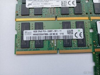 predám pamäte , (ram) pre notebooky (sodimm) 16gb DDR4 - 3