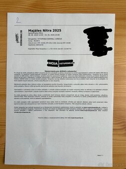 Majáles Nitra 2025 - vstupenky na 2 dni - 3