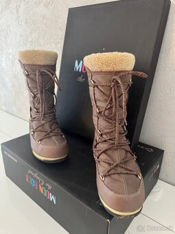 Dámska zimná obuv MOON BOOT WP mud Brown - 3