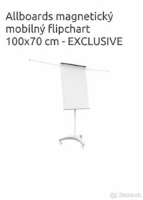 Allboards magneticky mobilny flipchart 100x70cm EXCLUSIVE - 3