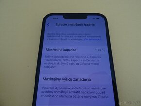 iPhone 13 128GB MIDNIGHT - ZÁRUKA 1 ROK - 100% BATERIA - 3