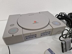 PlayStation 1 + 2 ovládač + Crash Bandicoot 2 - 3