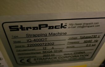 Poloautomatická paskovacka strapack im-400 - 3