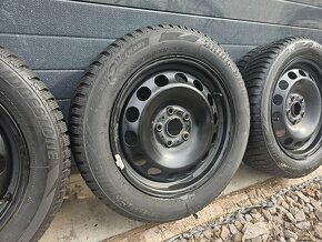 Plechové Disky 5x112 16"+Zimné Pneu Bridgestone 205/55 R16 - 3