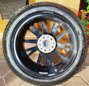 alu R17 5x112, senzory, zimné pneu 195/55, orig. BMW 1 - 3