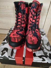 Nové topánky Boots RED HELL Edition Double red veľkosť 41 - 3