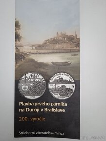 10 EUR - Prvý parník na Dunaji v Bratislave proof. - 3