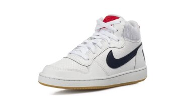 Tenisky NIKE® Court Borough Mid White Obsidian GS - 3