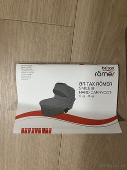 Predám športový kočík Britax B-Motion + vanička Britax Römer - 3