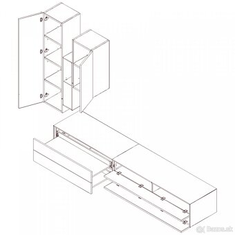 obývačková zostava - 3